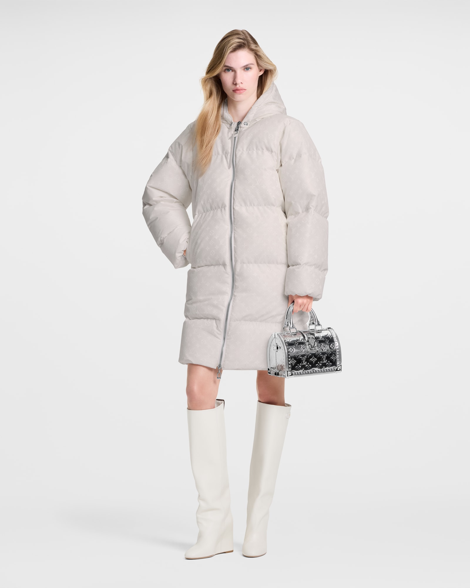 Long Monogram Puffer Jacket - Men - Discontinued Product | LOUIS